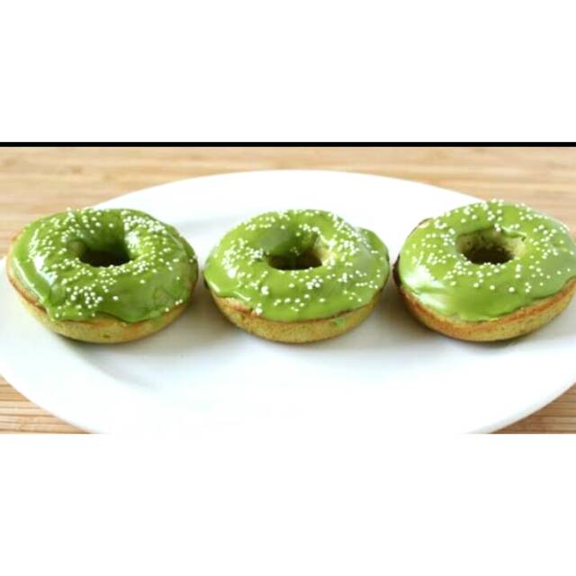 

Donat kentang green tea