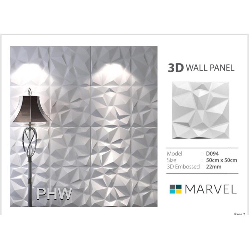 3D Wall panel Dinding Wall panel Pvc Marvel Wallpaper Dinding 3D Embossed