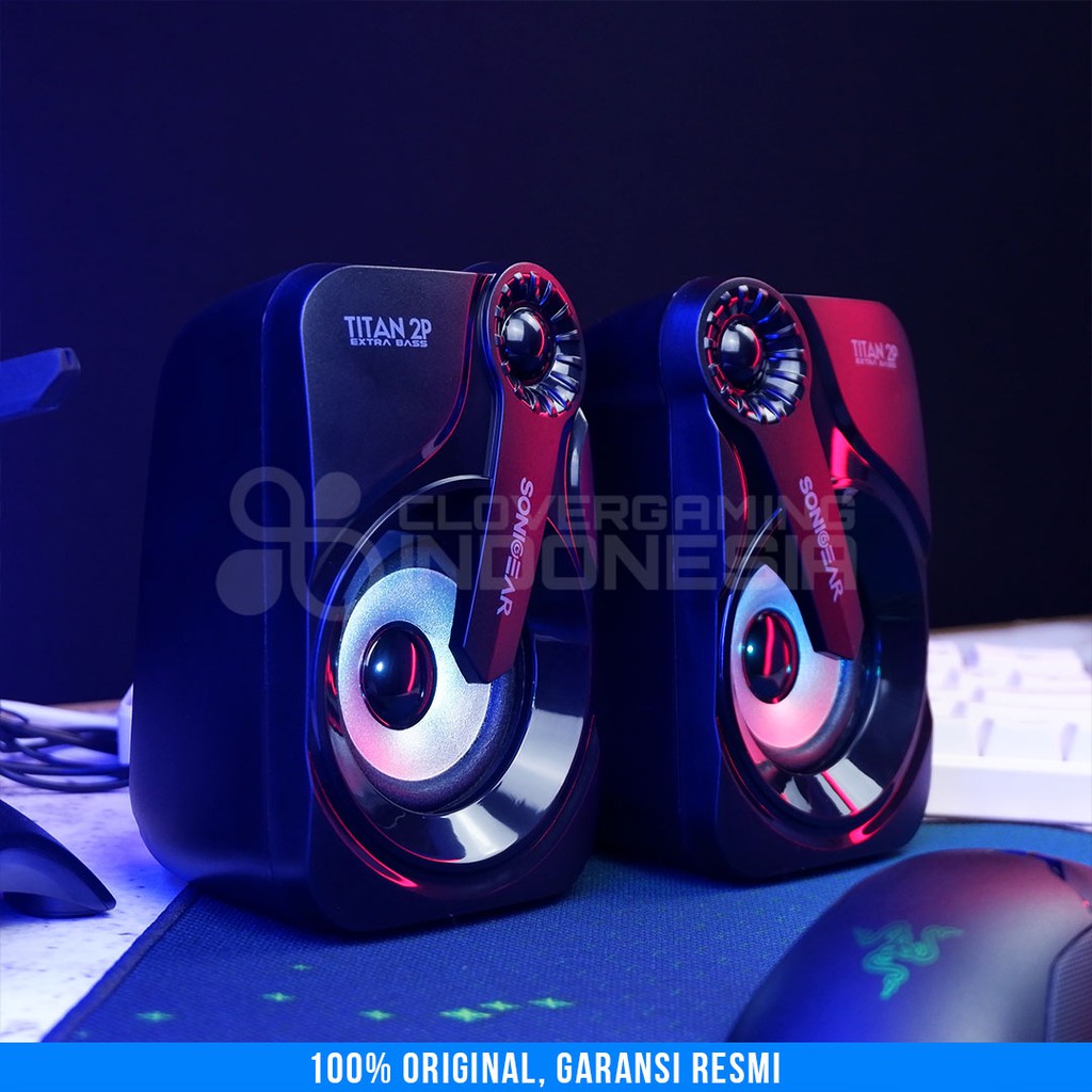 SonicGear Titan 2 RGB Gaming Speaker System With Huge Bass Titan 2P Passive 2-P