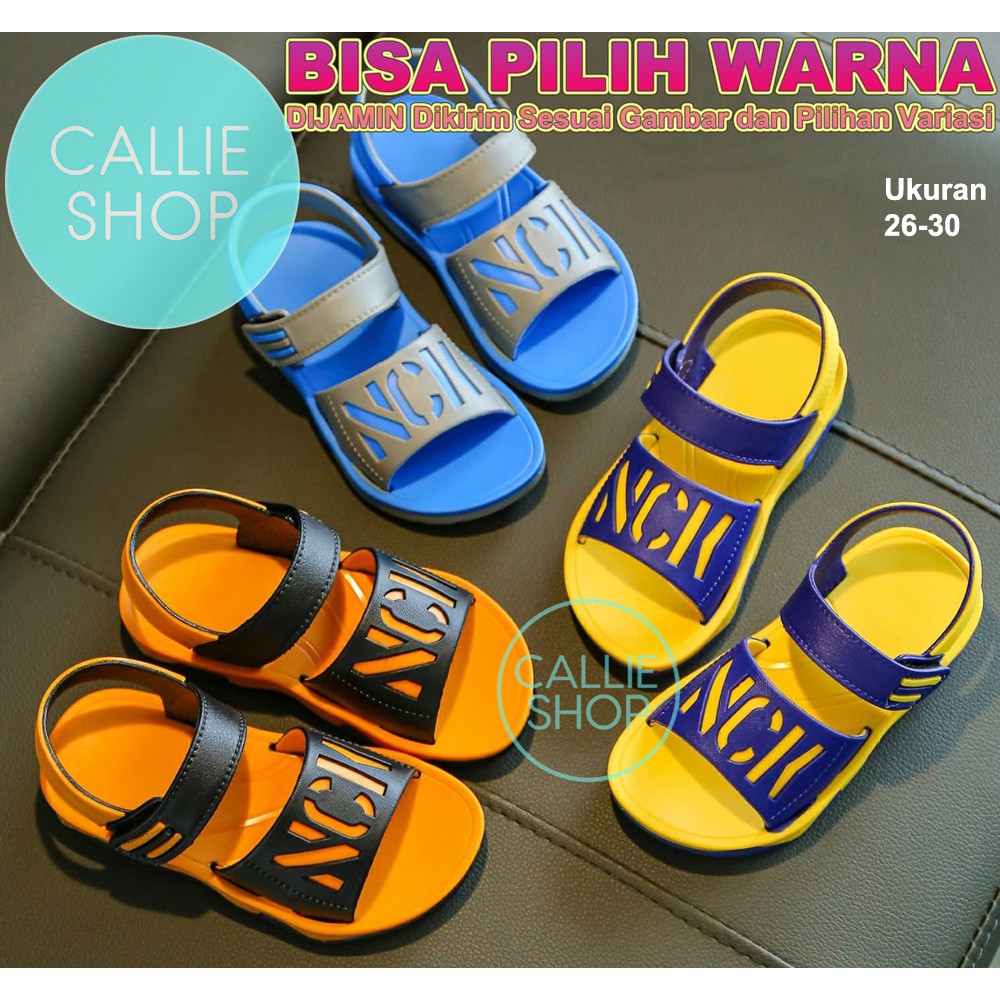 Sandal Anak Tali Velcro Jelly Full Karet 812+2K KCGNNCK