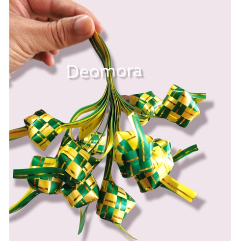 

Sale GROSIR ketupat hiasan lebaran Ketupat pita idul fitri