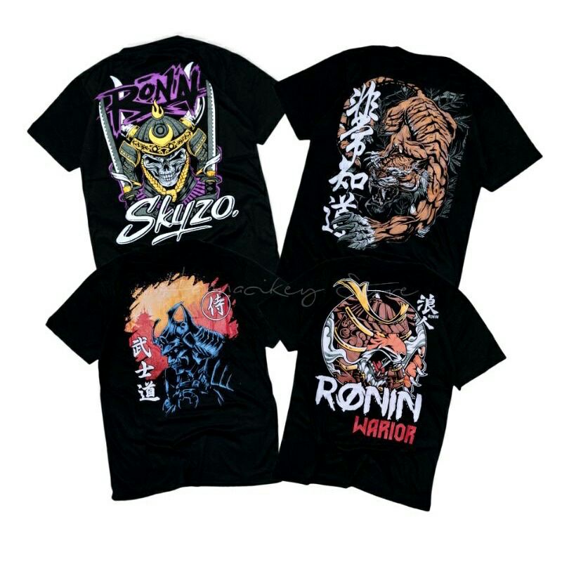 Kaos samurai anak sd