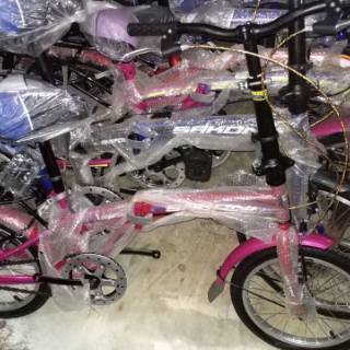 Sepeda Lipat Anak Sakoni Ukuran 16 Inchi Murah Bagus Lucu Sepeda Lipat Anak Sakoni Ukuran 16 Inchi Murah Bagus Lucu