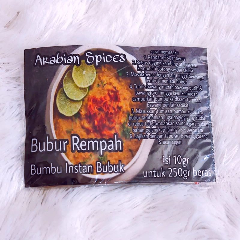 

Bubur Rempah, Bumbu masakan Bubur Rempah, Bumbu praktis Bubur Rempah, Bumbu masak instan bubur rempah, Bumbu Arabian