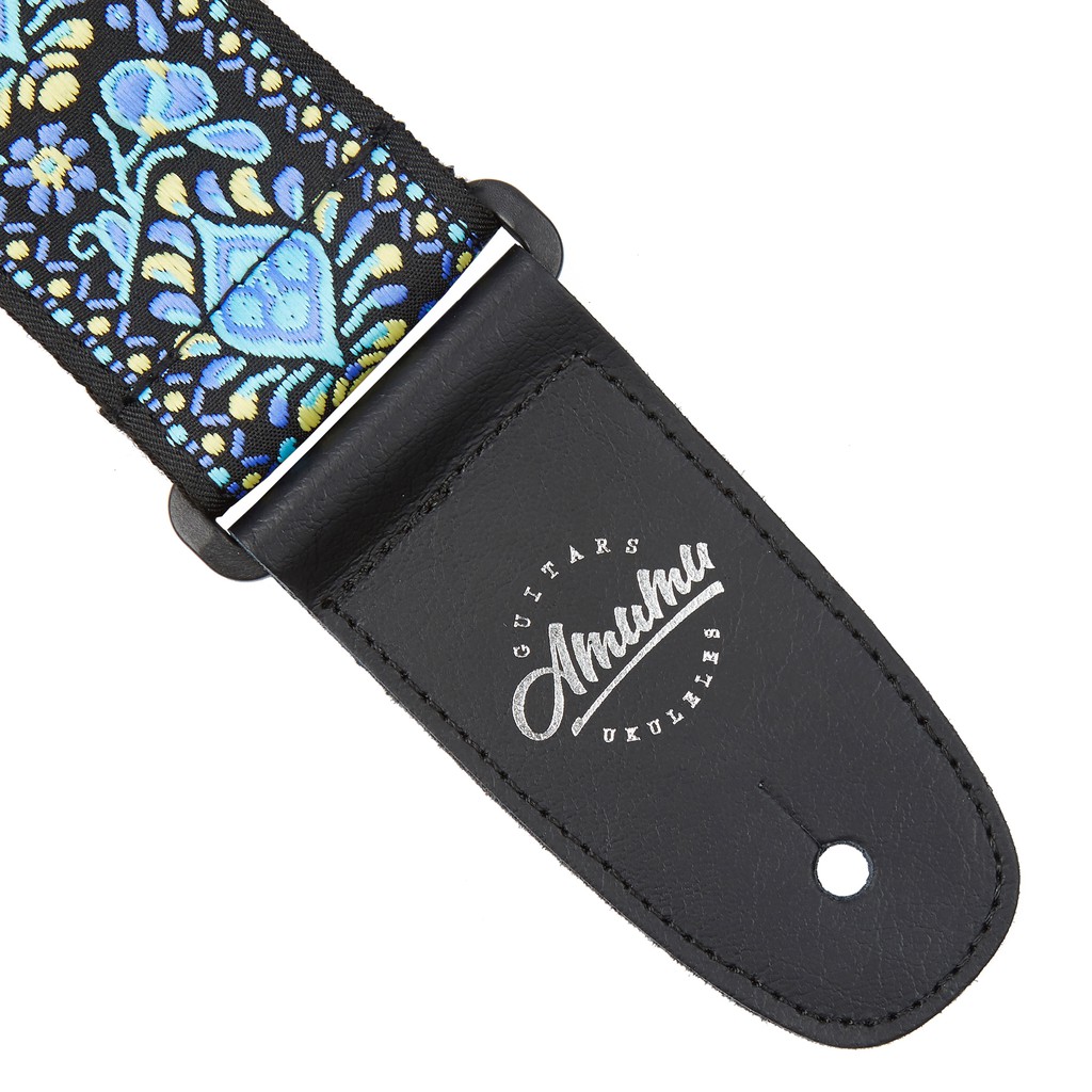 Amumu CO06E-BL Strap Gitar motif Indian Pattern Biru