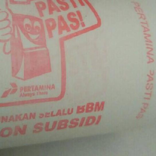 

Diskon!! (mza-288) Kertas Struk Thermal 58X48 paper roll pasti pas spbu pertamina