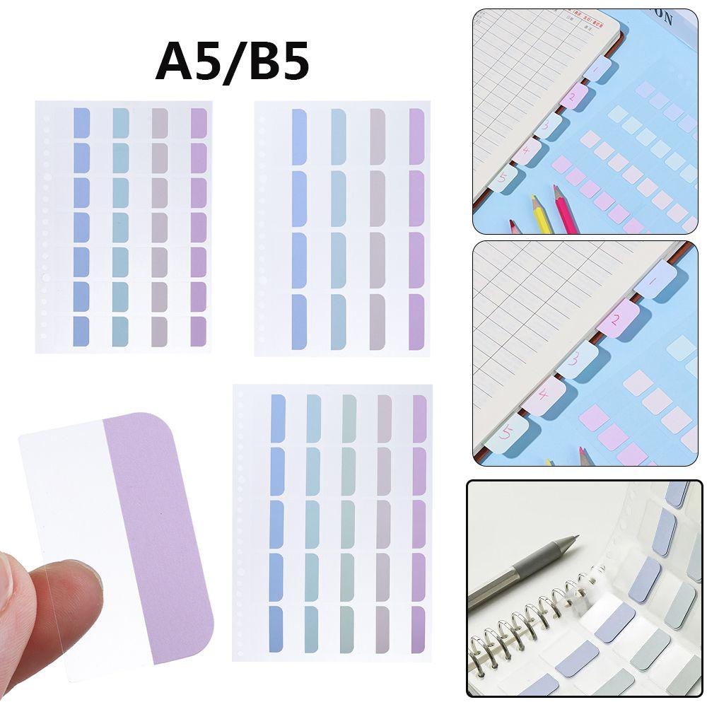 Nanas A5 /B5 Sticky Notes Perlengkapan Kantor Colorful Paster Sticker Label Writable Memo Pad Tag