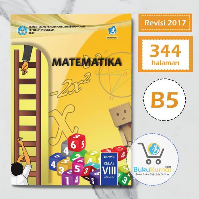 Buku Matematika Smp Kelas 8 Semester 2 K13 Revisi 2017 Shopee