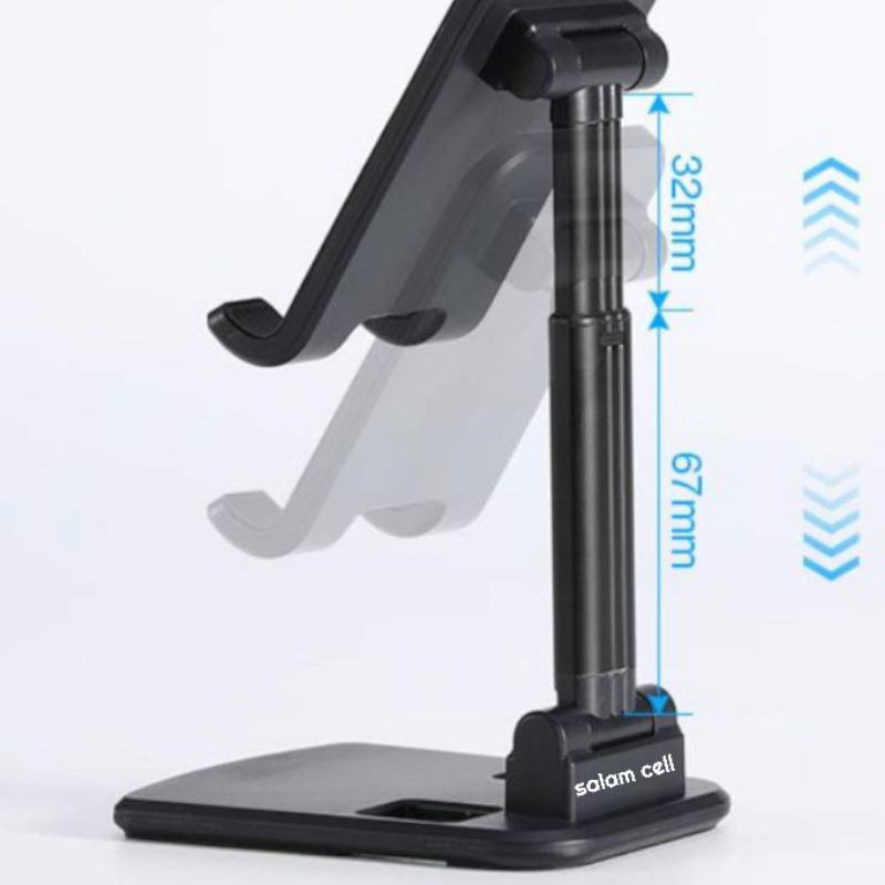 Dudukan Hp Universal Stand Holder ROBOT RT-US06 Tablet Smartphone Adjustable Stand Holder Original