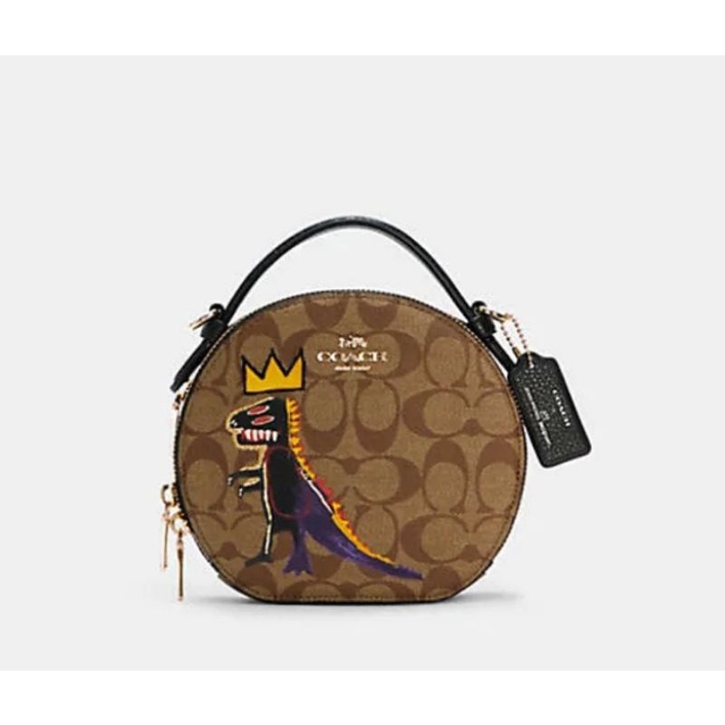 Coach X Jean Michel Basquiat Canteen Crossbody In Signature Canvas (C5658)