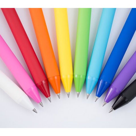 KACO PURE Candy Gel Pen Pena Pulpen Bolpoin 0.5mm 10PCS (Colorful Ink) - Mix Color
