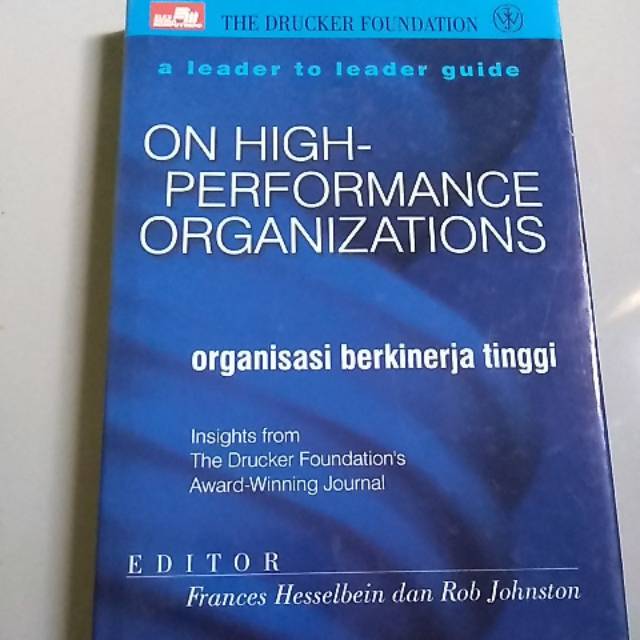 

Buku On High Performance Organizations