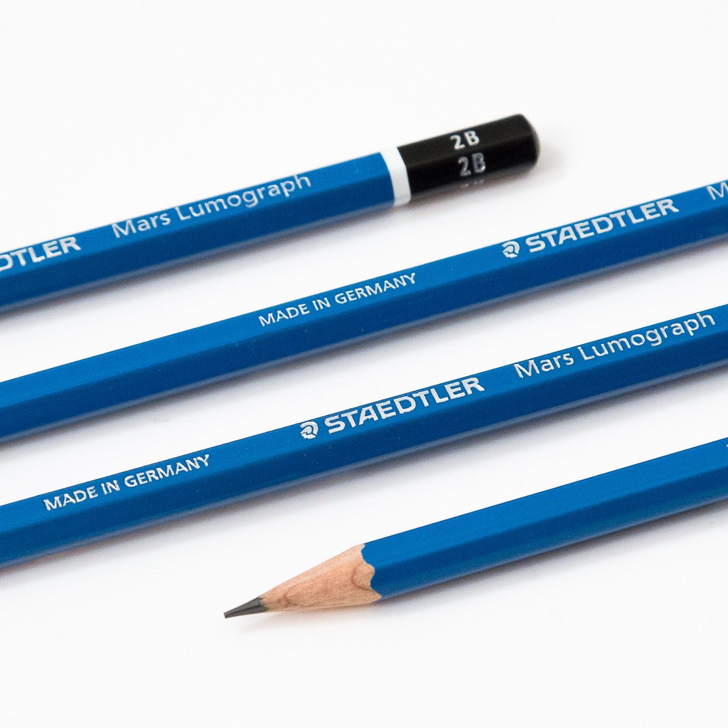 

PENSIL LUMOGRAPH 100 2B STAEDTLER SET (ISI 6)/PTR700052315