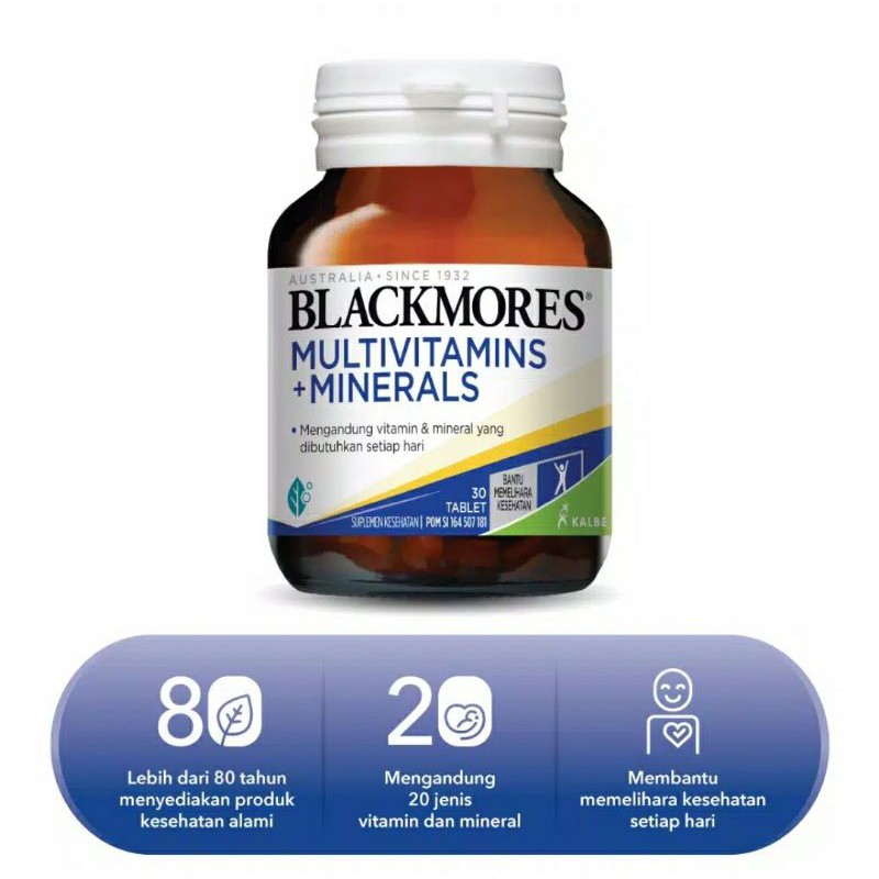 Blackmores Multivitamin + Mineral (30)/ Multivitamin + Mineral (60)