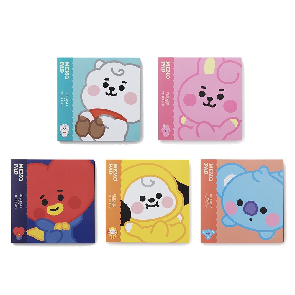 

Sticky Notes Memo Pad BTS BT21 Baby KPOP