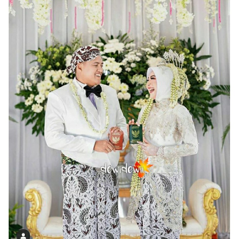 [Sepasang] Jarik Pengantin Prodo - Motif Sido Asih Cilik  || Wiru Instan