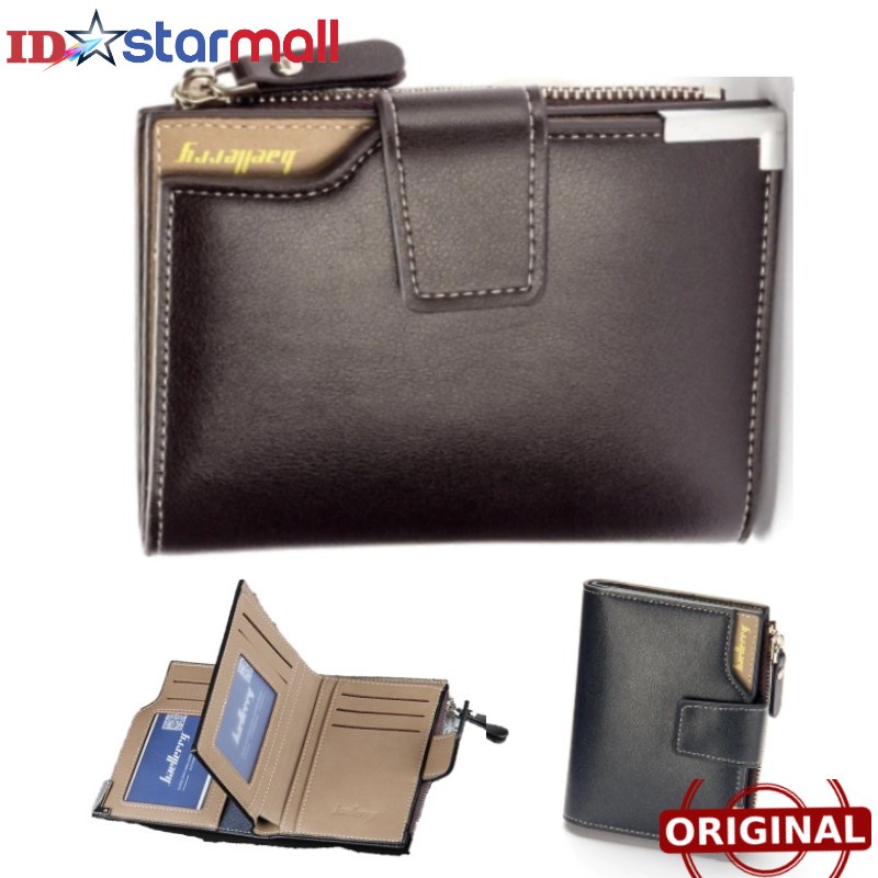 Dompet Kulit Unisex Model Pendek Import Baellerry Original Banyak Slot