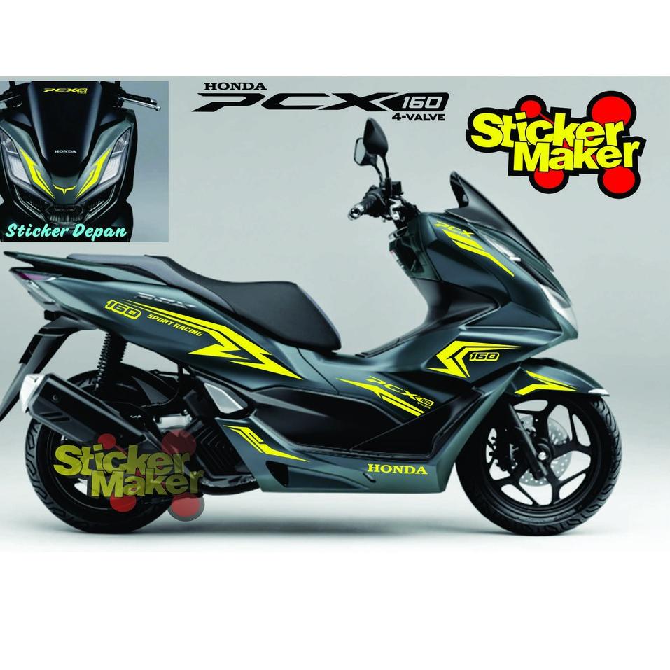 Penjualan Terpercaya (COD) striping pcx 160, stiker cutting list bodi honda pcx 160 sticker cutting pcx 2021