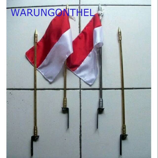 TIANG BENDERA SEPEDA ONTHEL- TIANG ONTHEL - CAGAK BENDERA ONTHEL - ANTENA ONTEL