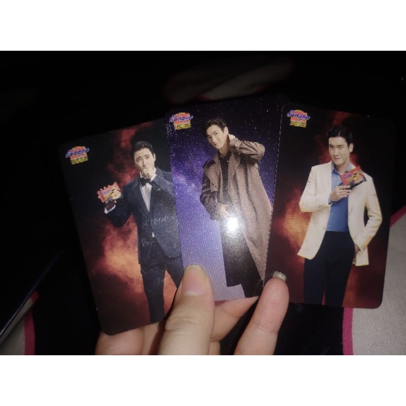Photocard Official/PC Siwon Super Junior (Suju) Mie Sedaap Korean Spicy