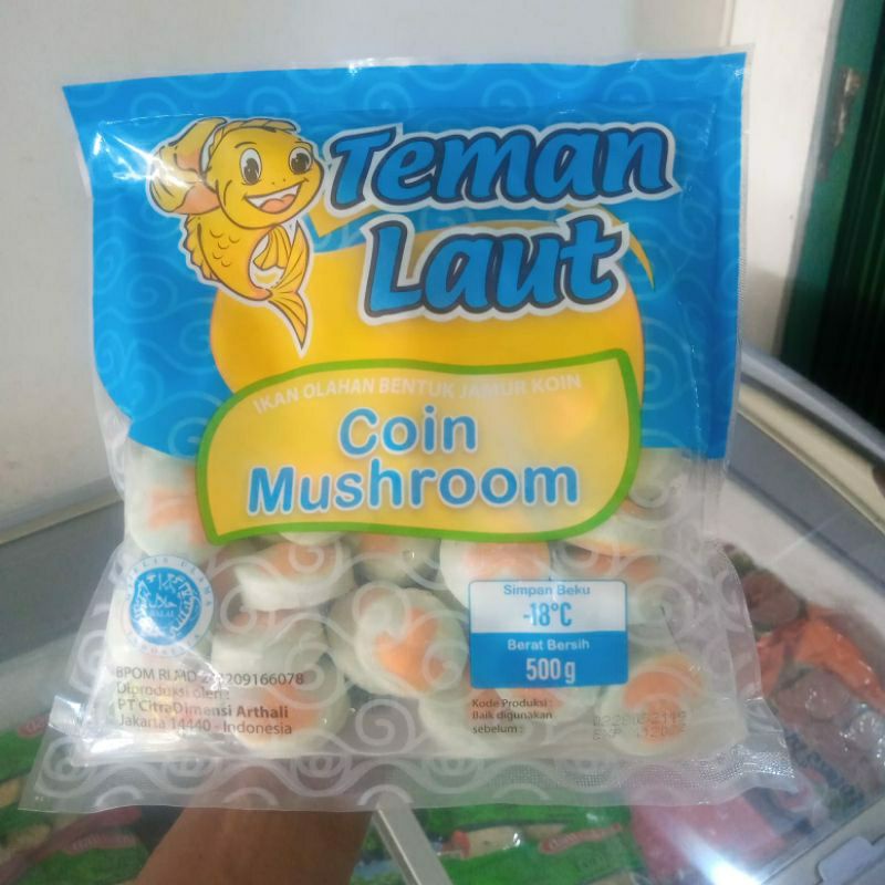 

TEMAN LAUT COIN MUSHROOM 500 G IKAN OLAHAN BENTUK JAMUR KOIN