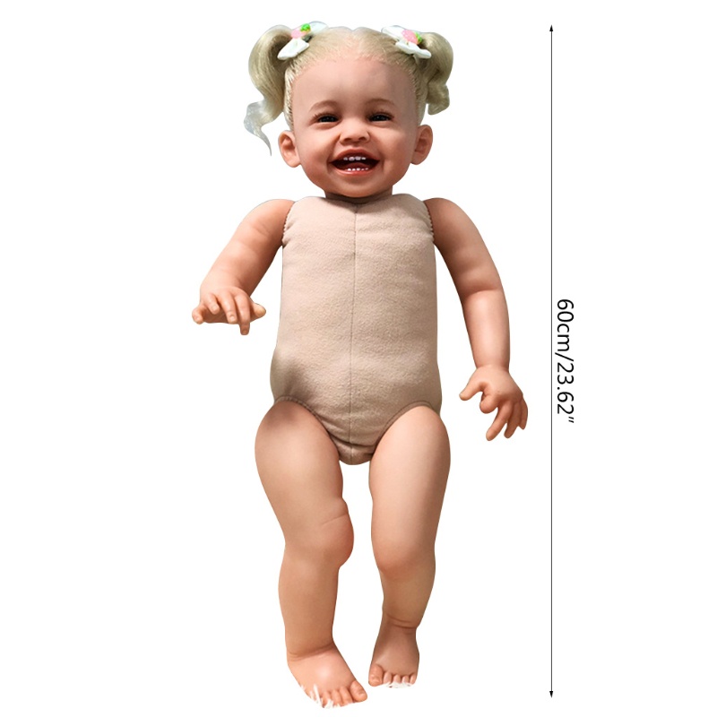 Mary Mainan Interaksi Figure Manusia Hidup 22 ''Bahan Silikon Lembut Reborn Vinyl Untuk Boneka Golden
