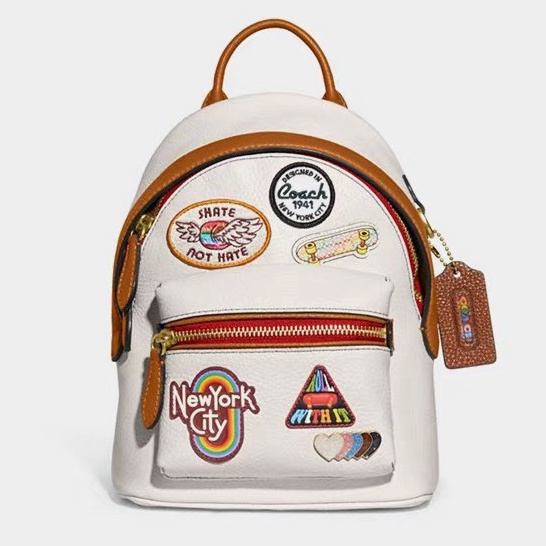 [Instant/Same Day] COACH Original Women's Sticker  137  CHARTER # 18 Backpack  beibao