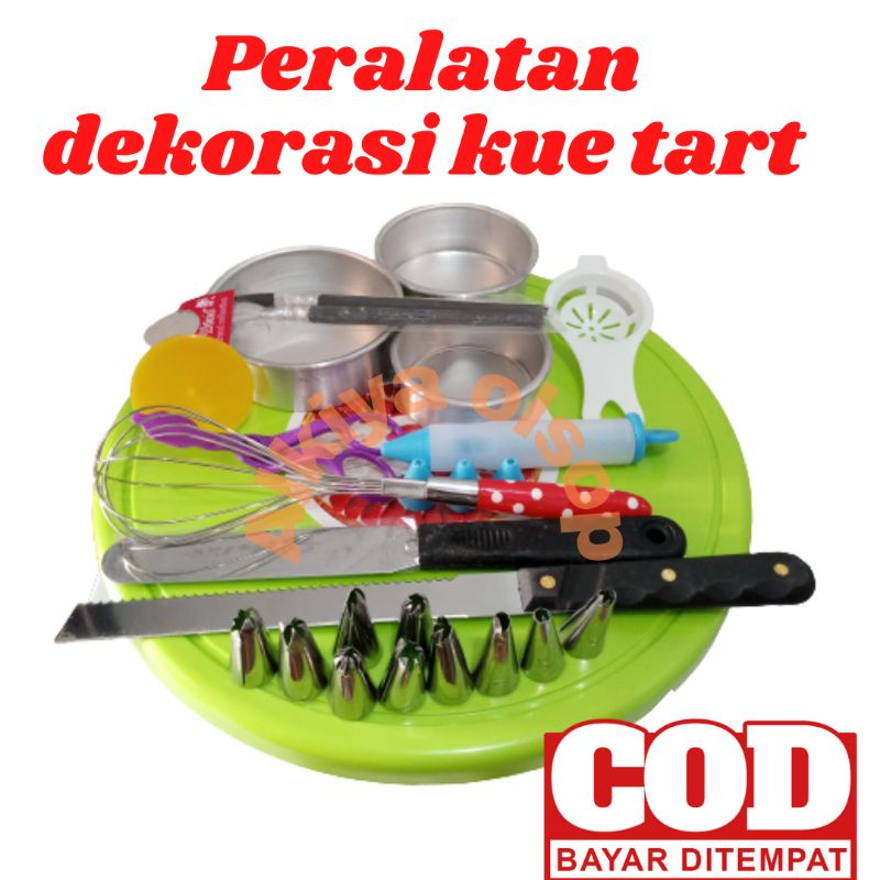 set PERALATAN DEKORASI KUE ULANG TAHUN KUE TART SET 26