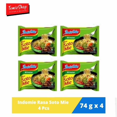 

Indomie Rasa Soto Mie 4 Pcs