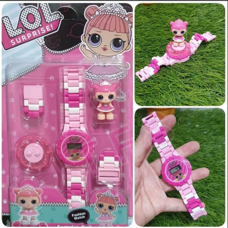 JAM TANGAN FASHION ANAK LEGO LOL