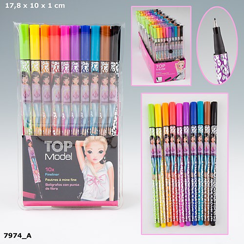 

TOP Model TM 7974 TOPModel Fineliner, 10 Colors