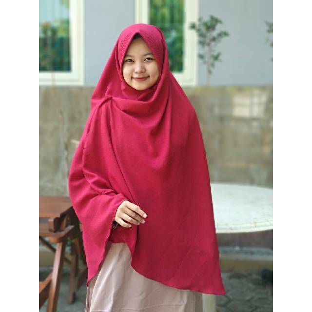 Khimar Pet Syar'i Wollycrepe / Syar'i Wollycrepe lembut