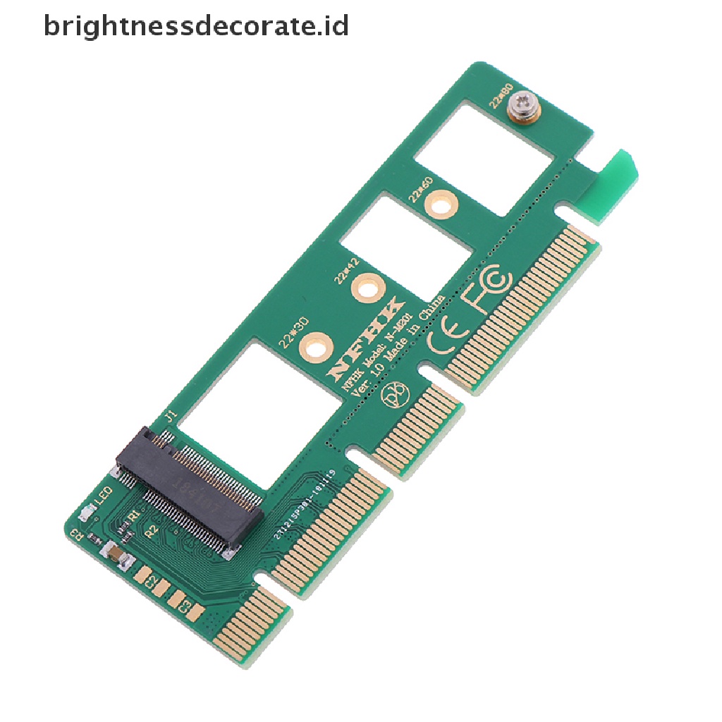 Adapter Konverter Riser Card Nvme M.2 Ngff Ssd Ke Pci-E Express 3.0 16x X4