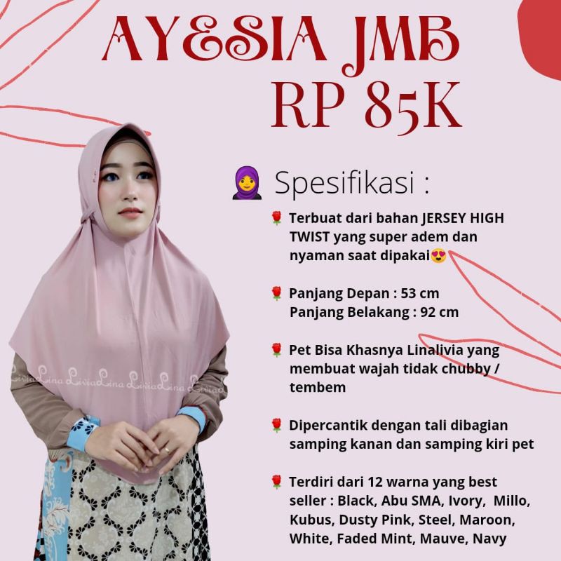 Ayesia Jumbo by LinaLivia Hijab