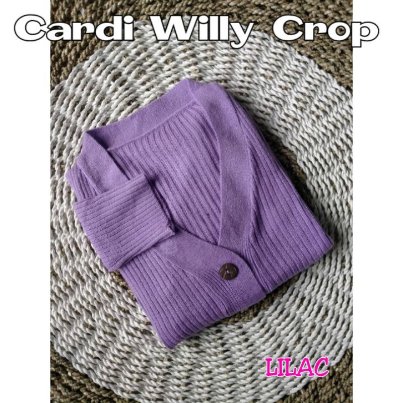 CROP Willy  Cardigan wanita