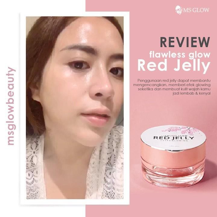 RED JELLY MS GLOW ORIGINAL 100%/RADIANCE GOLD  GEL MS GLOW