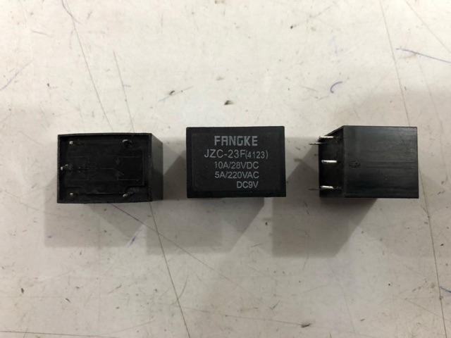 Relay 9v 5 pin Fangke JZC-23F (4123) 10A