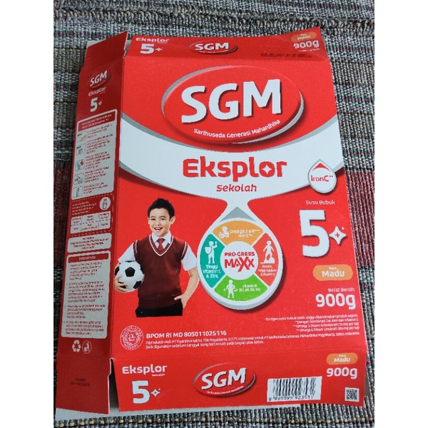 Kardus bekas susu SGM untuk packing