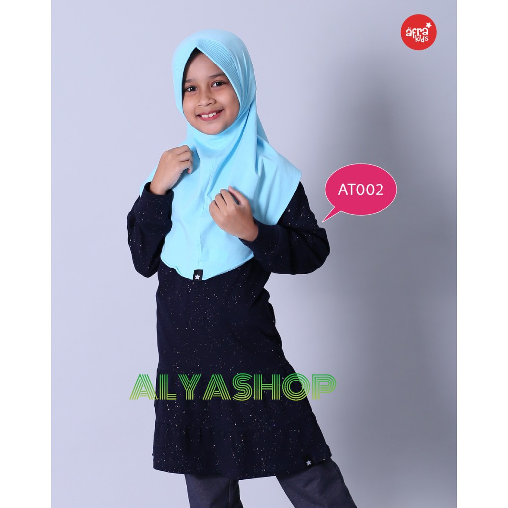 Tunik Basic Afrakids Blink Blink Kode AT001-Hitam, AT002-Navy, AT003-Abu, AT004-Toska, AT005-Dongker