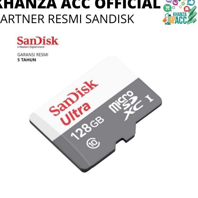 Карта памяти sandisk ultra 128gb microsd