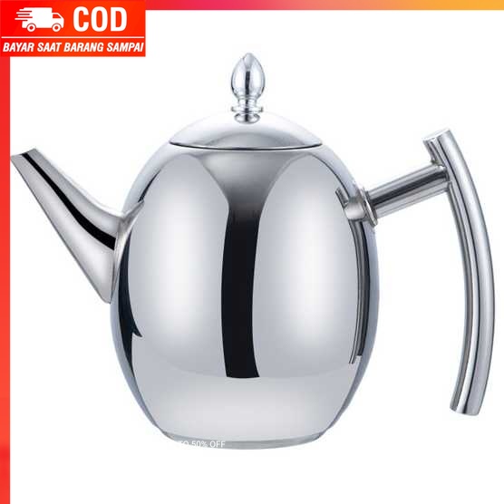 (100% BARANG ORI) Kashi Kettle Teko Air Teh Kopi Water Kettle 1.5L with Filter - HS4050