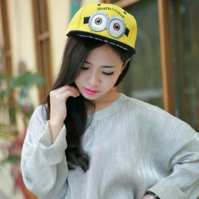 Topi Snapback/Baseball /Topi karakter motif Kartun Minion dan Cars unisex Pria dan wanita