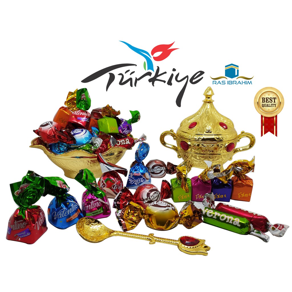 

COKLAT ARAB / COKLAT TURKEY MIX / 1KG / OLEH HAJI DAN UMROH