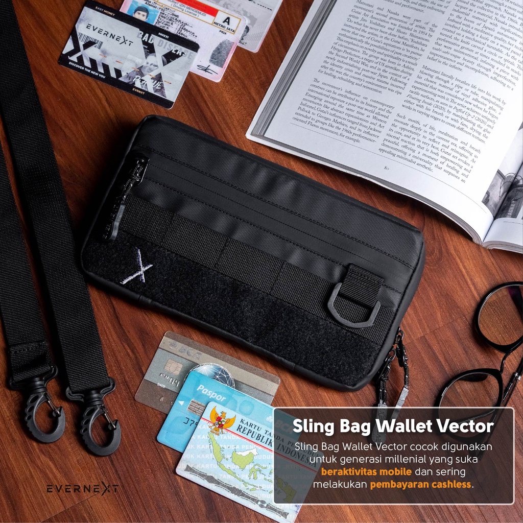 Promo tas sling pouch clutch bag unisex pria wanita waterproof kekinian terbaru tas hanbag pria multy fungsi tas selempang pria pouch bag tas dompet tangan pria tas sling pouch wallet pria waterproof anti air kualitas distro