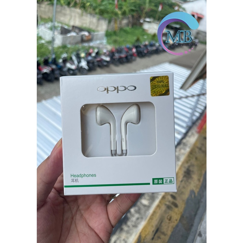 Headset Oppo Original 100% Headset Oppo F9 F7 F5 F3 A15 a5 A9 F11 pro F1s A71 A83 A37 A3s MB2156