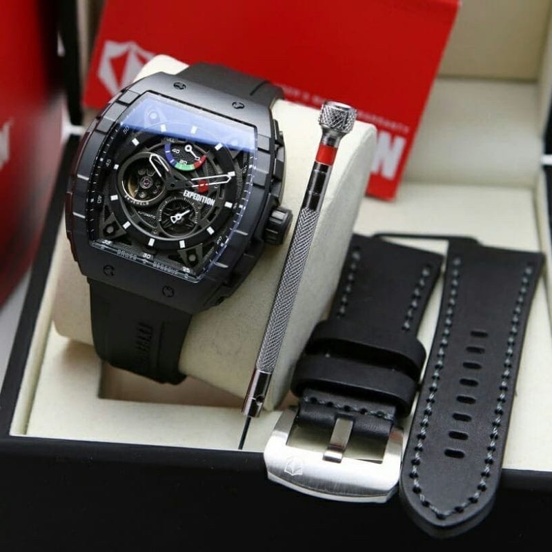 Jam tangan Expedition 6782 Limited Edition carbon titannium case original