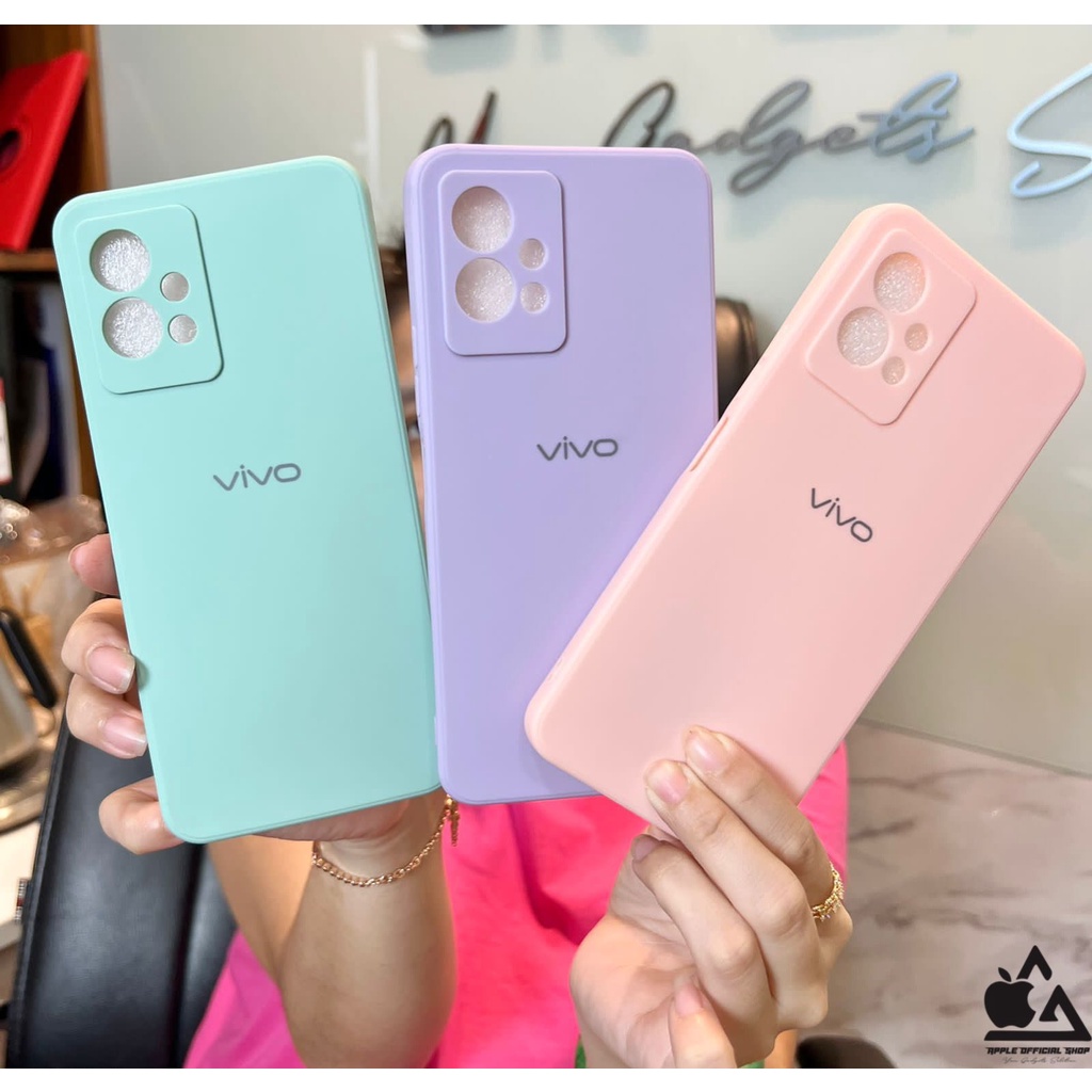 SOFTCASE WARNA LOGO VIVO Y12 Y12S Y15 Y17 Y20 Y20i Y20S Y21 Y21S Y21A Y33S Y33T Y15S Y01 Y75 5G T1 5G SOFT CASE POLOS With Logo Silicone Silikon Hardcase Cover Camera Protection