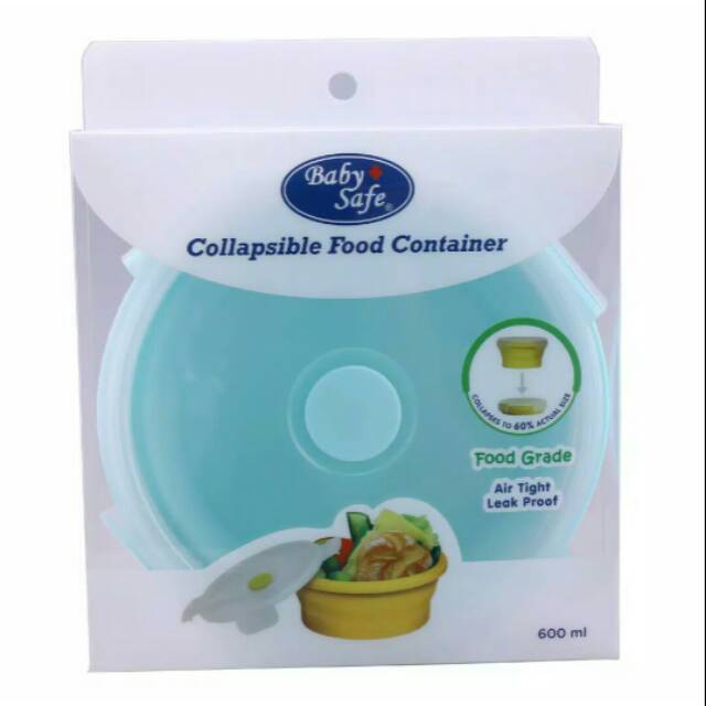 BABY SAFE COLLAPSIBLE FOOD CONTAINER SC04T(TOSCA) / SC04Y(YELLOW) JEFF BABYSHOP