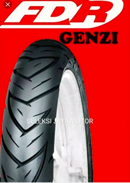 Ban tubles matic FDR GENZI/PRO uk.100/80.14.FREE PENTIL untuk ban belakang semua motor matic