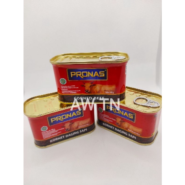 SALE !!!! pronas kornet daging sapi 198gr / pronas / kornet /corned beef / pronas sapi / kornet sapi